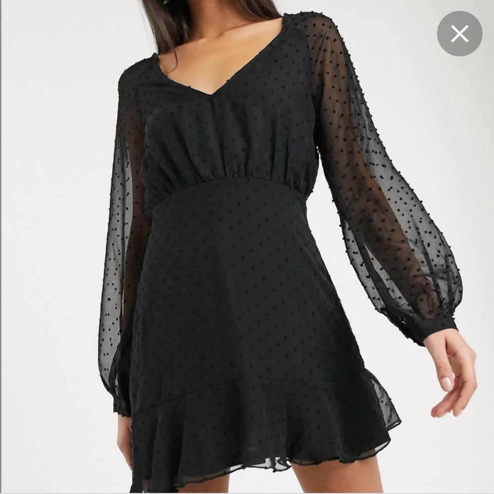 Misguided Dobby Skater Dress